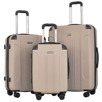 Travelers Club Discovery 3 pc Hardside Spinner Luggage Set