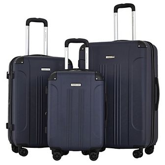 Travelers Club Discovery 3 pc Hardside Spinner Luggage Set