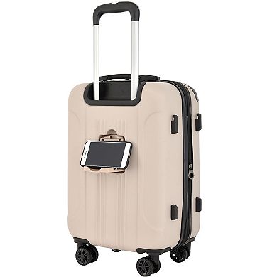 Travelers Club Discovery 22-Inch Carry-On Hardside Spinner Luggage