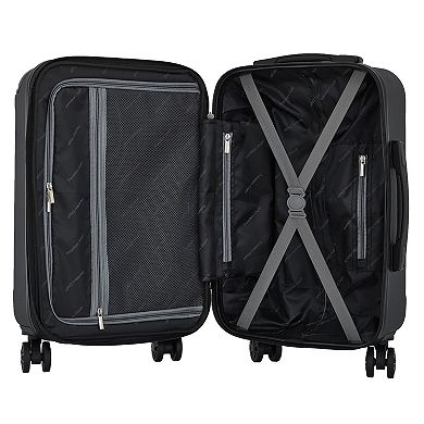 Travelers Club Discovery 22-Inch Carry-On Hardside Spinner Luggage