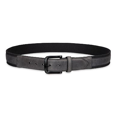Men's Columbia Casual Fabric Leather Overlay Belt