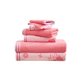 Caro Home 6 pc Back to Campus Bath Towel Set
