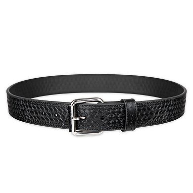 Men's Dickies Basket Weave Embossed Genuine Leather Casual Belt