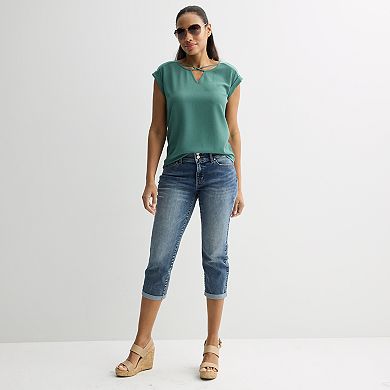 Women's Apt. 9® Lattice Neck Top