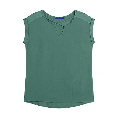 Women's Apt. 9® Lattice Neck Top