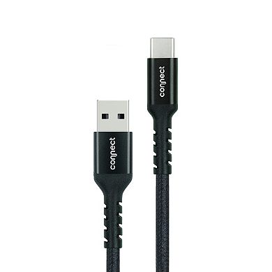 Connect 4FT USB-C to USB-A Charging Cable