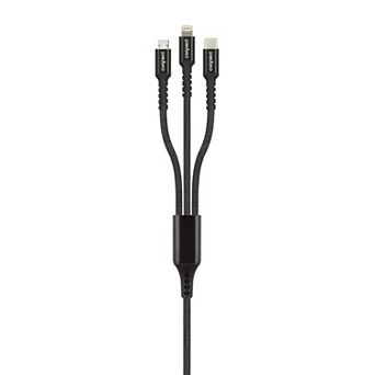 Connect 4-ft. Universal Multi-USB 3-in-1 Charging Cable