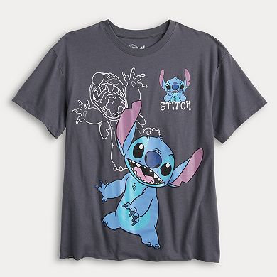 Disney's Lilo & Stitch Juniors' Stitch Graphic Tee