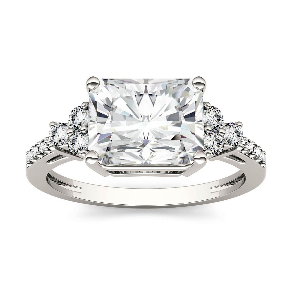 Charles & Colvard 14k White Gold 2 7/8 Carat T.W. Lab-Created ...