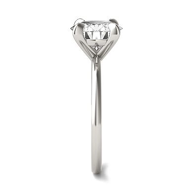 Charles & Colvard 14k White Gold 2 1/5 Carat T.W. Lab-Created Moissanite Round Solitaire Ring