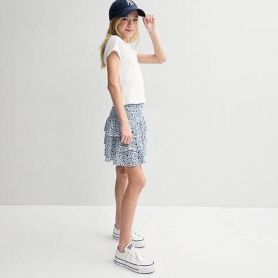 Girls 7-16 Speechless 2-pc Bow Top & Skort Set