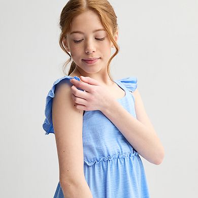 Girls 7-16 Speechless Knee Length Tiered Dress in Regular & Plus Size