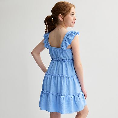 Girls 7-16 Speechless Knee Length Tiered Dress in Regular & Plus Size