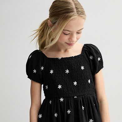 Girls 7-16 Speechless Short Sleeve Flower Dress