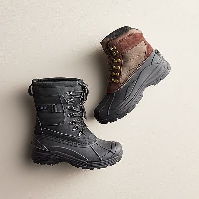 Kohls totes mens boots deals