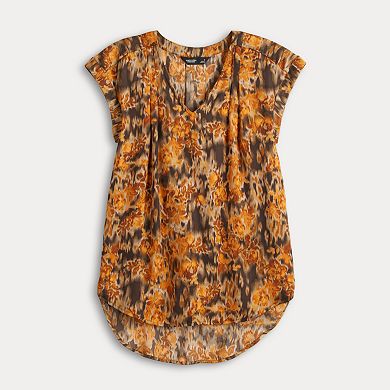 Women's Simply Vera Vera Wang V-Neck Popover Top