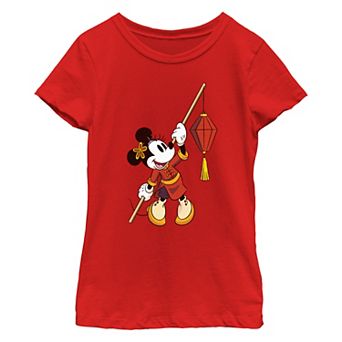 Disney's Minnie Mouse Lunar New Year Girls 7-16 Graphic Tee