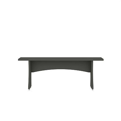 Manhattan Comfort Coney Mid-Century Modern Dining Bench - Set of 2