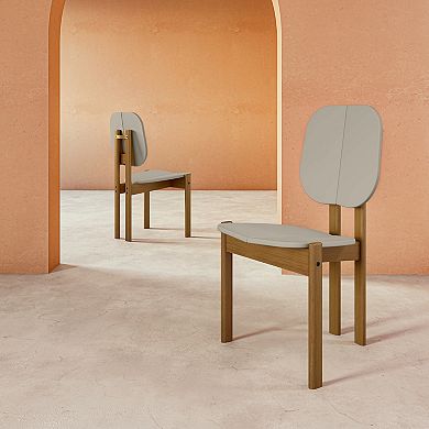 Manhattan Comfort Gales Mid-Century Modern Dining Chair - Set of 2