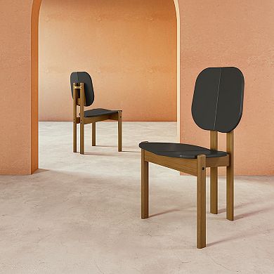 Manhattan Comfort Gales Mid-Century Modern Dining Chair - Set of 2