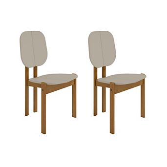Manhattan Comfort Gales Mid-Century Modern Dining Chair - Set of 2