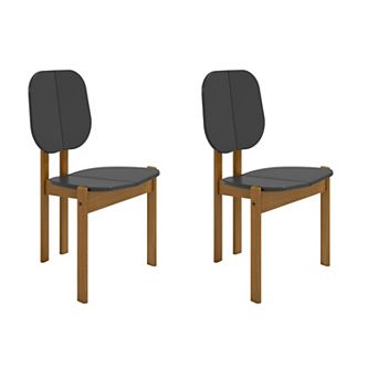 Manhattan Comfort Gales Mid-Century Modern Dining Chair - Set of 2