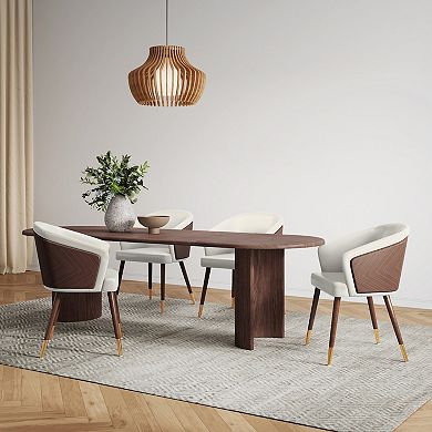 MANHATTAN COMFORT Reeva Modern Faux Leather Upholstered Dining Chair