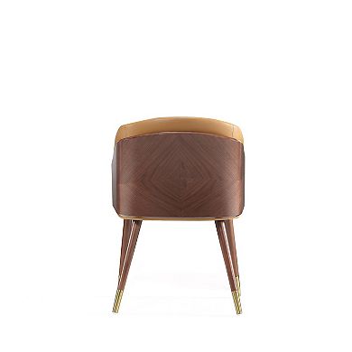 MANHATTAN COMFORT Reeva Modern Faux Leather Upholstered Dining Chair