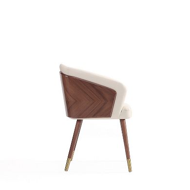 MANHATTAN COMFORT Reeva Modern Faux Leather Upholstered Dining Chair