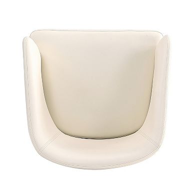 MANHATTAN COMFORT 2-Piece Reeva Modern Faux Leather Upholstered Dining Chair Set