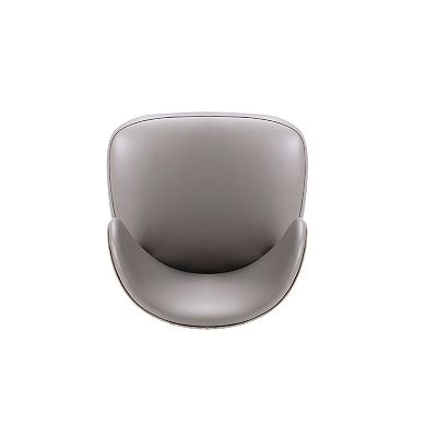 MANHATTAN COMFORT Strine Modern Velvet and Faux Leather Upholstered Dining Chair