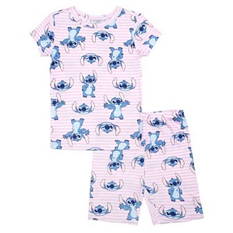 Disney's Lilo & Stitch Girls 4-8 "Stitch Wink" 2 pc Pajama Top & Pajama Shorts Set