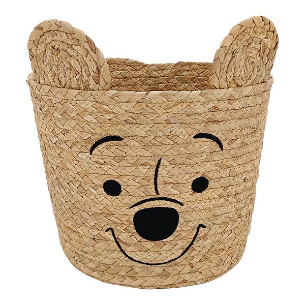 Disney's Winnie The Pooh on Water Hyacinth Rope Bin by The Big One Kids™ - Natural