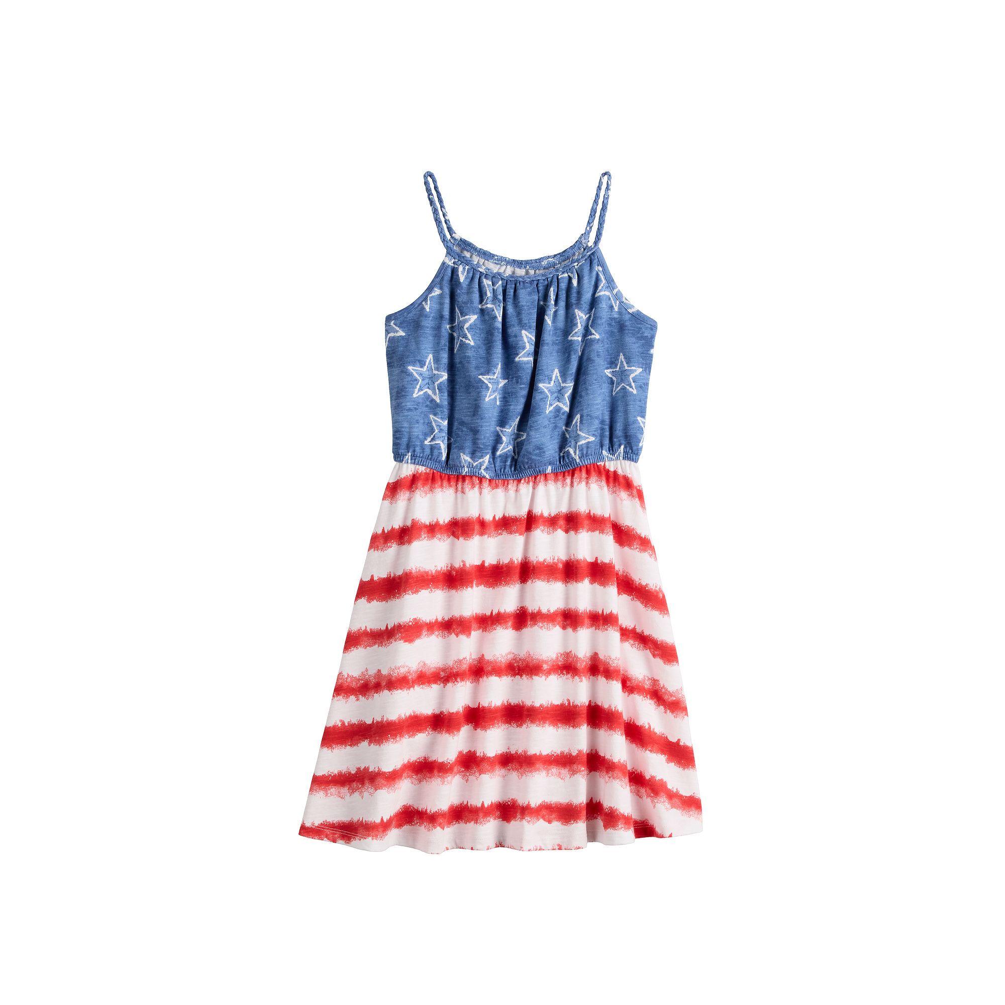 Girls 7-20 SO® Braided Strap Dress in Regular & Plus Size, Girls, Size: L