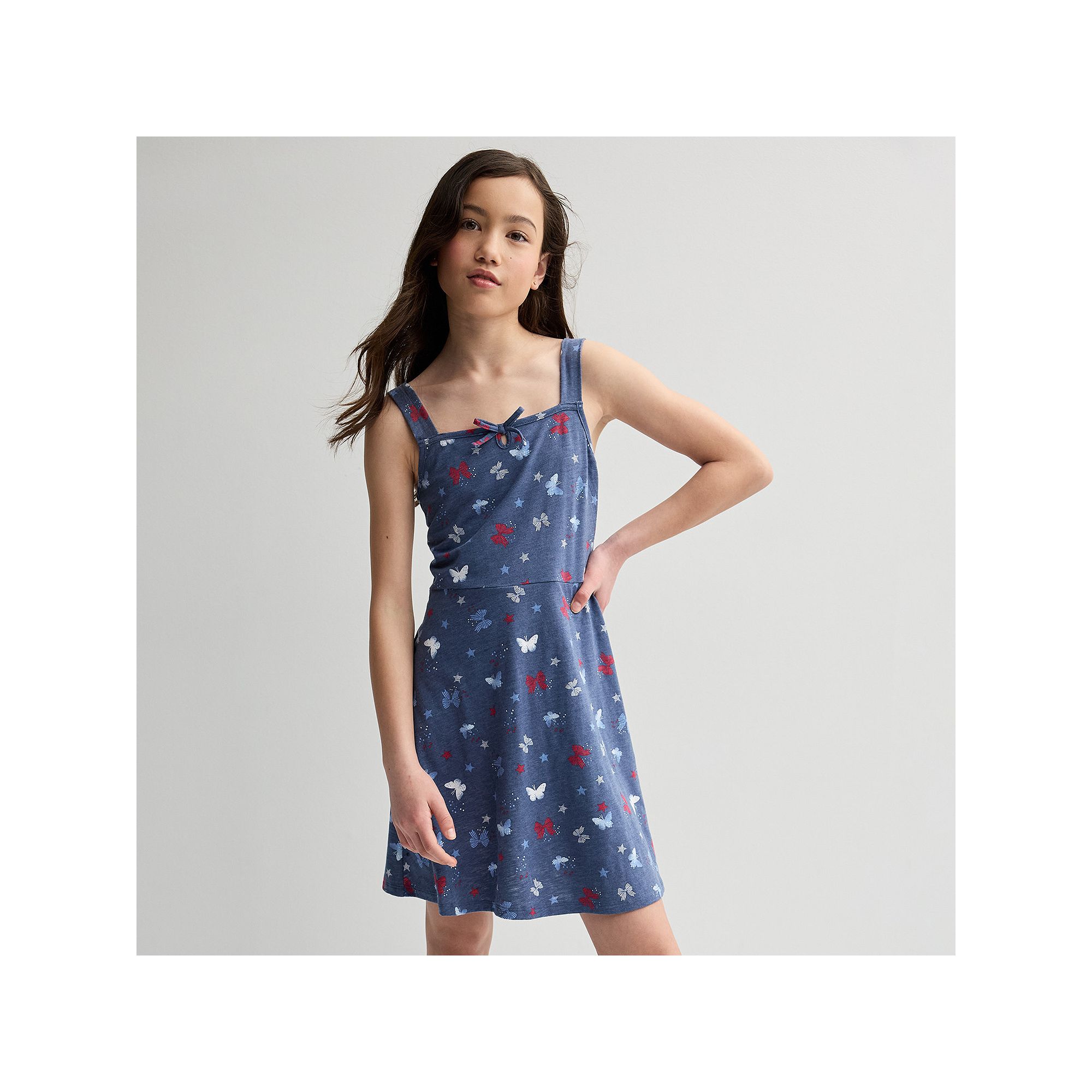 Girls 6-20 SO® Americana Key Hole Dress in Regular & Plus Size, Girls, Si