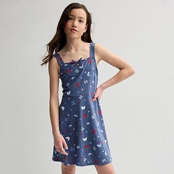 Girls 6-20 SO® Americana Key Hole Dress in Regular & Plus Size
