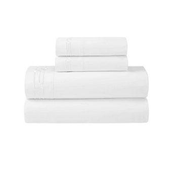 SUPERIOR Harrison Cotton Greek Key Embroidered Deep Pocket Sheet Set