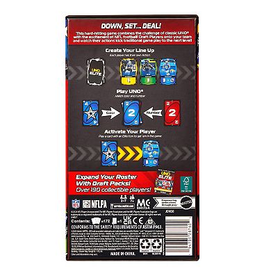 Mattel UNO Elite NFL Card Game