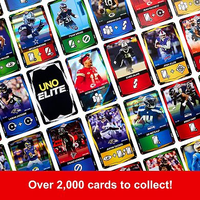 Mattel UNO Elite NFL Draft Pack Cards