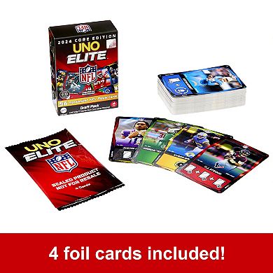 Mattel UNO Elite NFL Draft Pack Cards