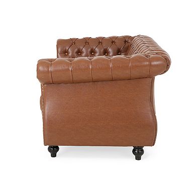 Christopher Knight Home Karen Traditional Chesterfield Loveseat Sofa