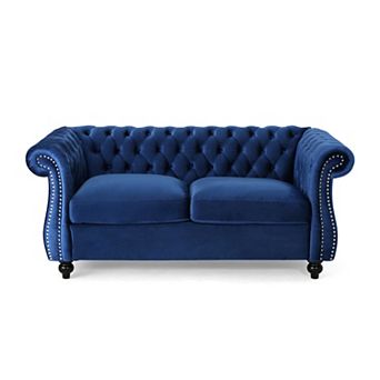 Christopher Knight Home Karen Traditional Chesterfield Loveseat Sofa