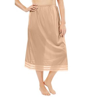 Comfort Choice Plus Size Snip-To-Fit Half Slip
