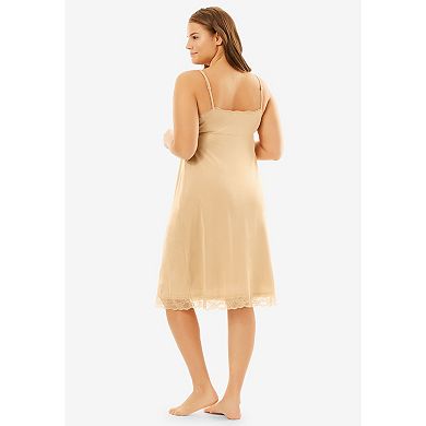 Comfort Choice Plus Size Full Slip Double Skirted