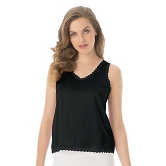 Comfort Choice Plus Size Lace-Trim Camisole