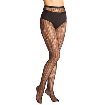 Comfort Choice Women's Plus Size Textured Pattern Tights