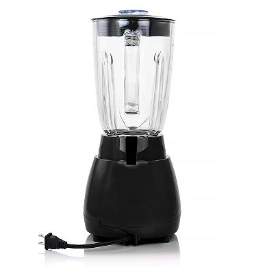 Better Chef 10 Speed 350 Watt Glass Jar Blender in Black