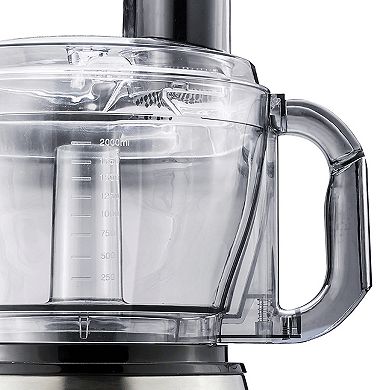 Brentwood Select 8-Cup Food Processor, Stainless Steel