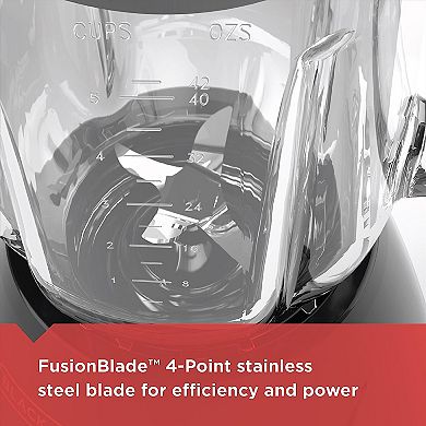 Black and Decker 5 Cup 10 Speed 550 Watt Glass Jar Blender in Black