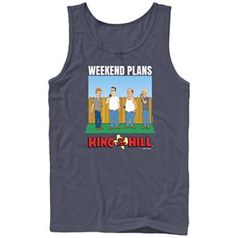 Men's King Of The Hill Weekend Plans Graphic Tank